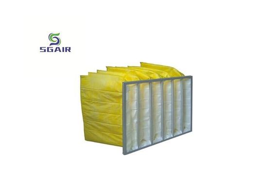 ป้องกันการกัดกร่อน 95% Hepa Bag Filter แทน Hepa Filter สําหรับห้องทําความสะอาด