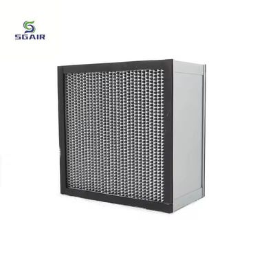 อัลลูมิเนียมฟอยล์ Partition อุณหภูมิสูงกรองอากาศกับ 1.5-2.00mm SS Frame