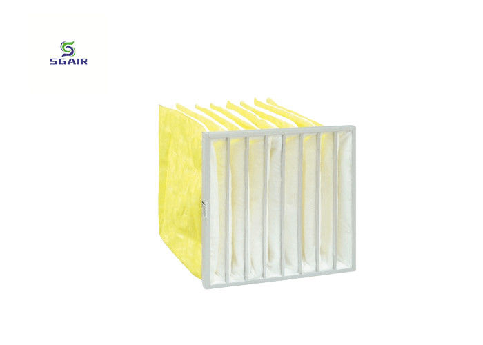 โครงสร้างแข็ง อลูมิเนียมถุงกรอง All Metal Frame Hepa 14 Filter 500mm