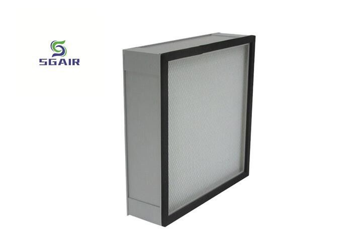 สี่เหลี่ยม พื้นที่สื่อขนาดใหญ่ F9 เครื่องกรองแผ่นเรียบ เครื่องกรอง Hepa สําหรับ AC Vent