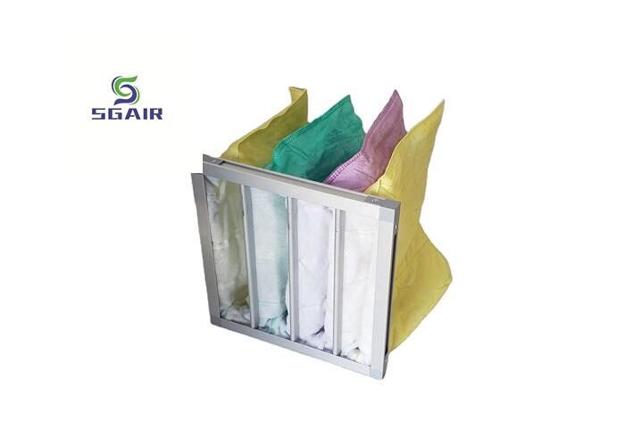 การบริโภคพลังงานต่ํา เปิดถุง 85% Hepa Bag Filter โครงสร้างพิเศษ