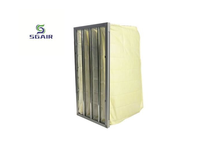 เครื่องกรอง Hepa สายใยแก้วห้องสะอาดที่มีประสิทธิภาพการกรองสูง F5 F6 F7