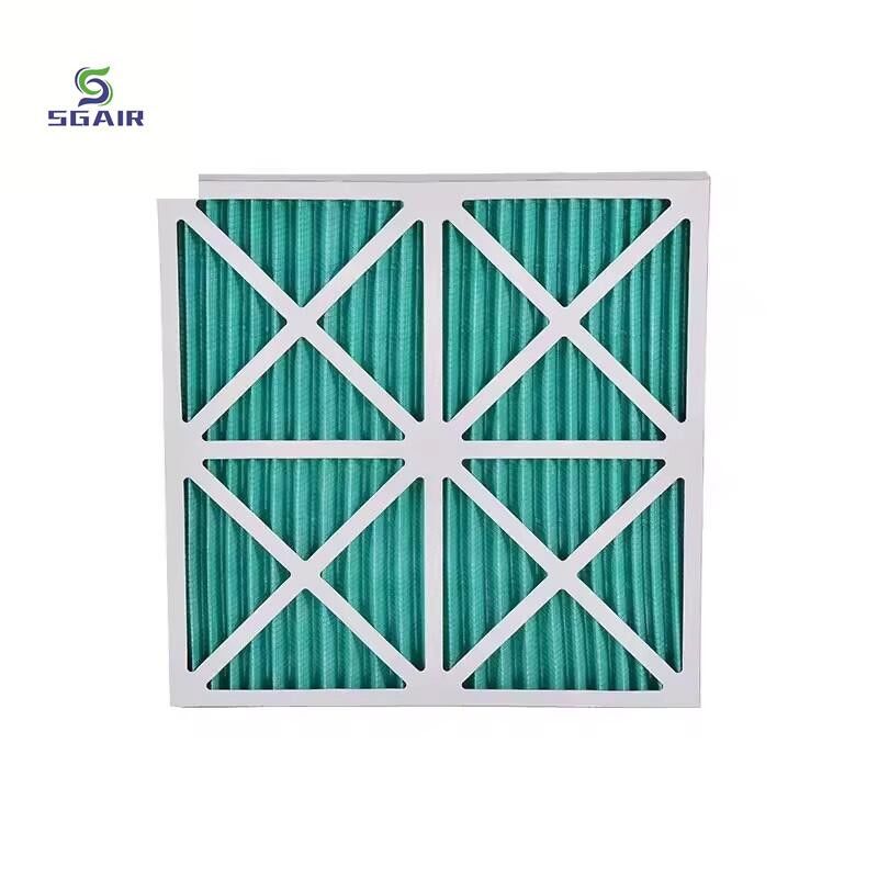 เครื่องกรองอากาศ HVAC ที่กําหนดเอง 99.99% 20x25x1 ด้วยความต้านทานการไหลของอากาศต่ํา