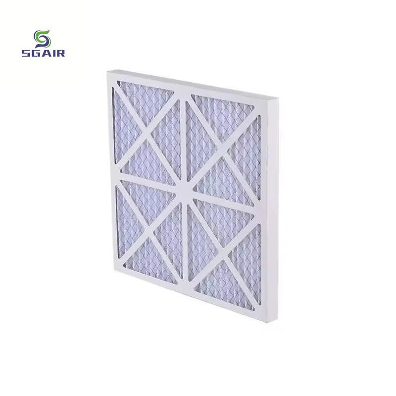 กระดาษกรอบ 99.99% เครื่องกรองอากาศ HVAC กําจัดก๊าซที่เป็นอันตราย